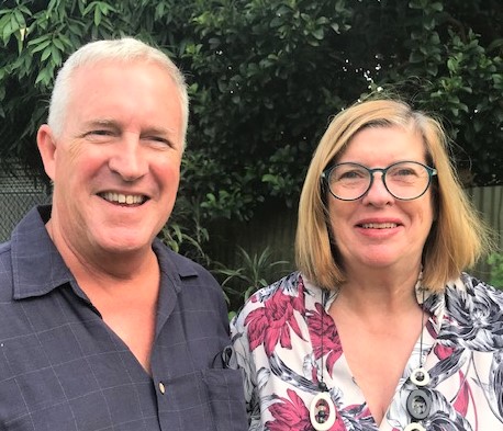 Paul Sutton and Suzie Coghlan